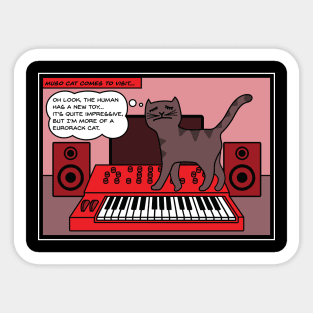 Synth Cat Sticker